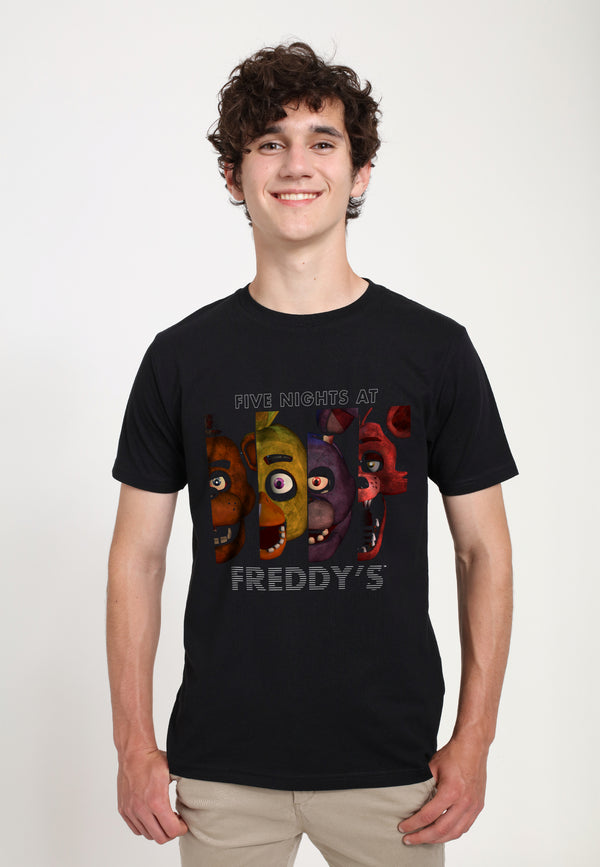 Five Nights At Freddy's Tričko Unisex (Panel X4 Character)