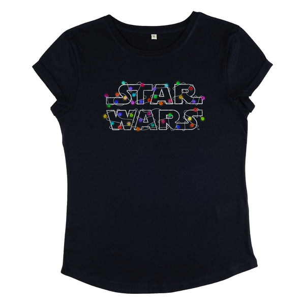 Star Wars Tričko Dámské (Star Wars Christmas Lights)