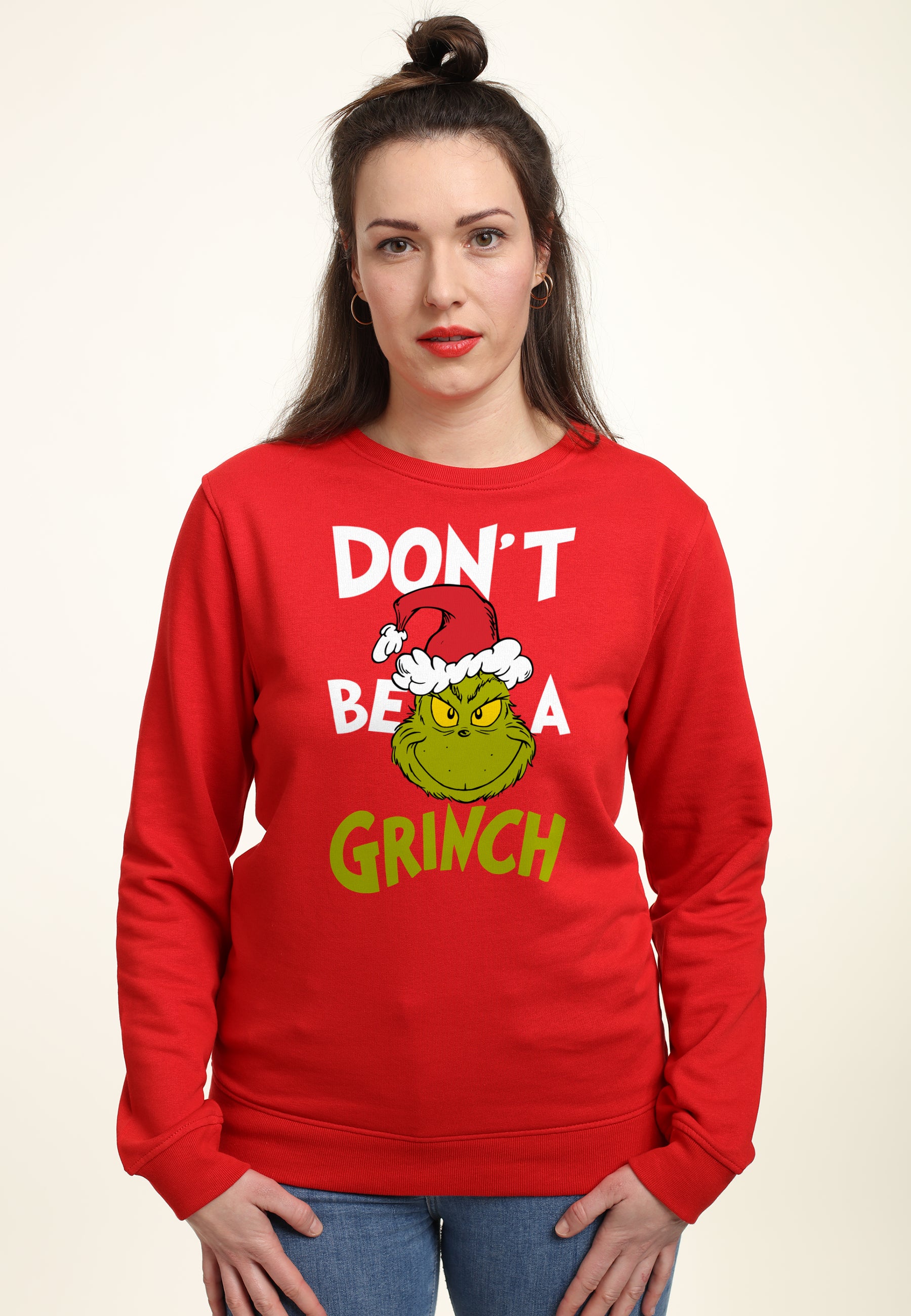 The Grinch Mikina Unisex (Don't Be A Grinch Graphic)