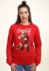 Coca Cola Mikina Unisex (Quiet Santa)