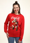 Coca Cola Mikina Unisex (Quiet Santa)
