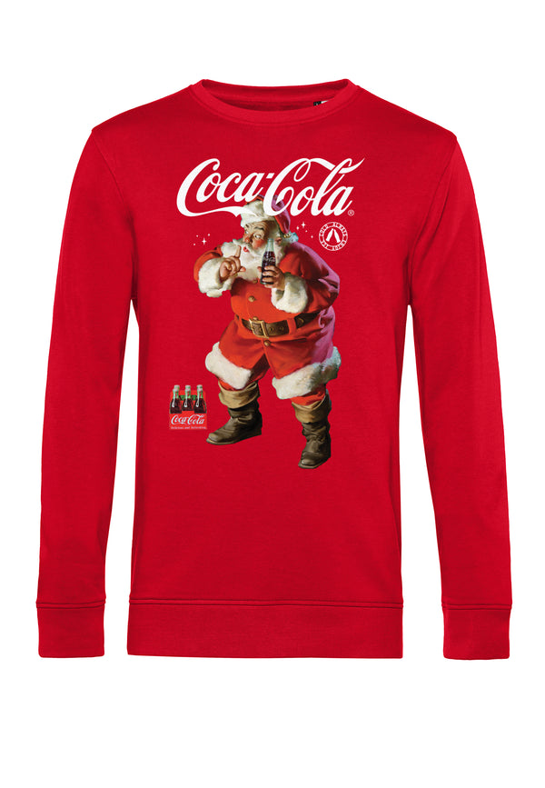 Coca Cola Mikina Unisex (Quiet Santa)