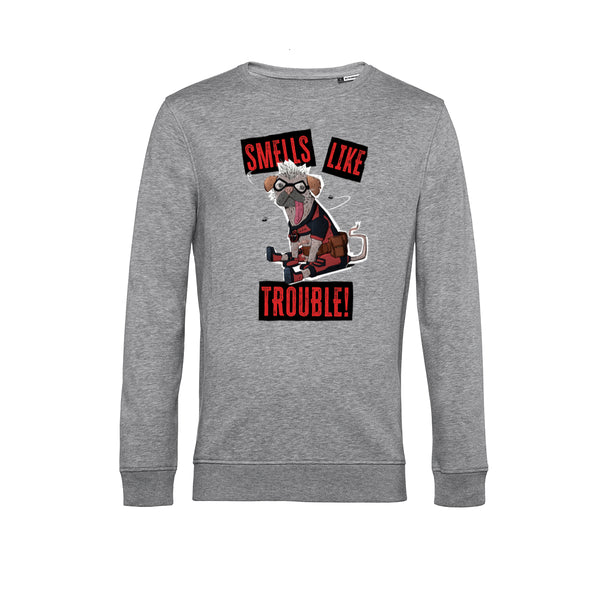 Marvel Deadpool & Wolverine Mikina Unisex (Trouble Smells Like)