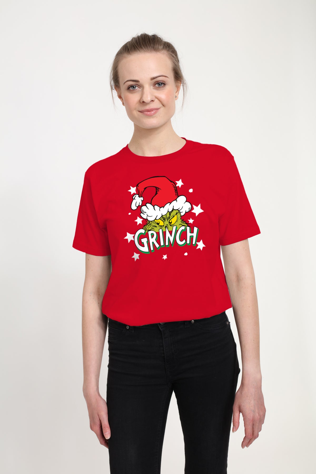 The Grinch Tričko Unisex (Santa Stars Graphic)