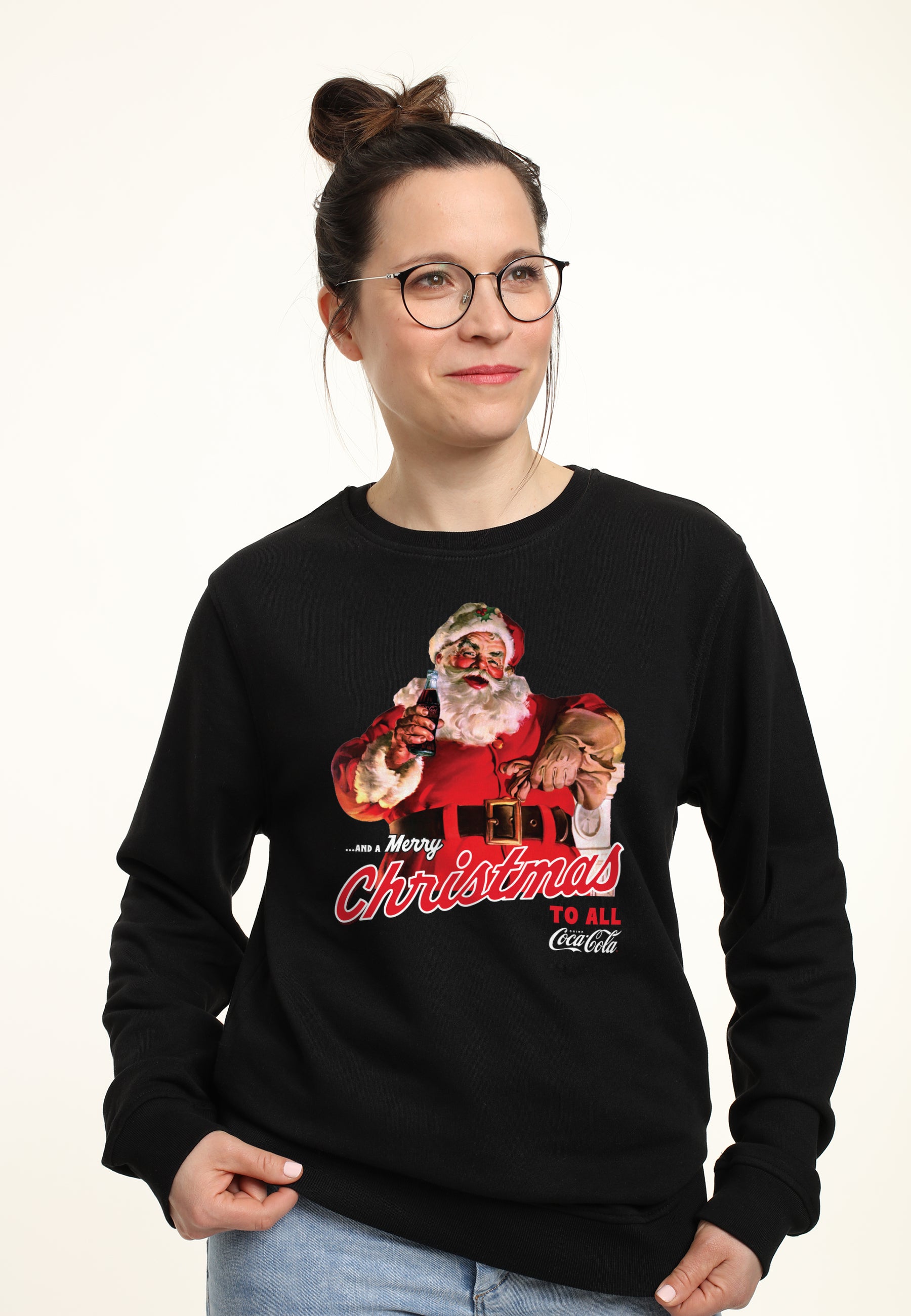 Coca Cola Mikina Unisex (Santa)