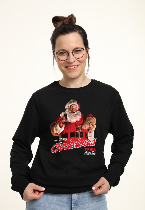 Coca Cola Mikina Unisex (Santa)