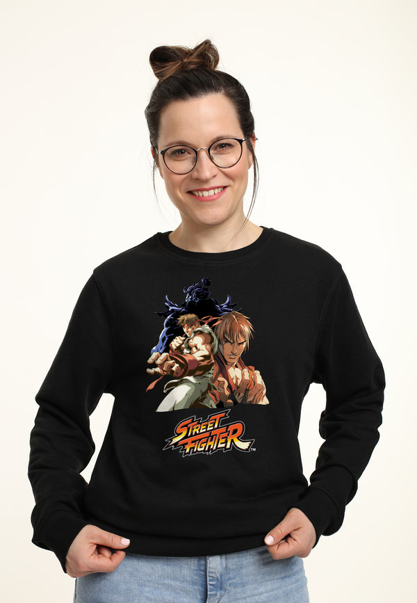 Street Fighter Mikina Unisex (Streetfighter Group Pose Graphic)