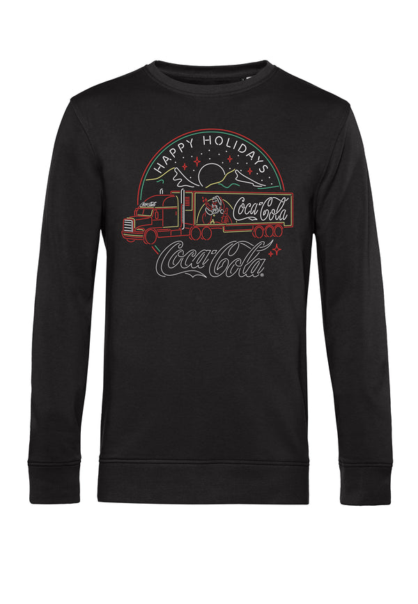 Coca Cola Mikina Unisex (Neon Truck)