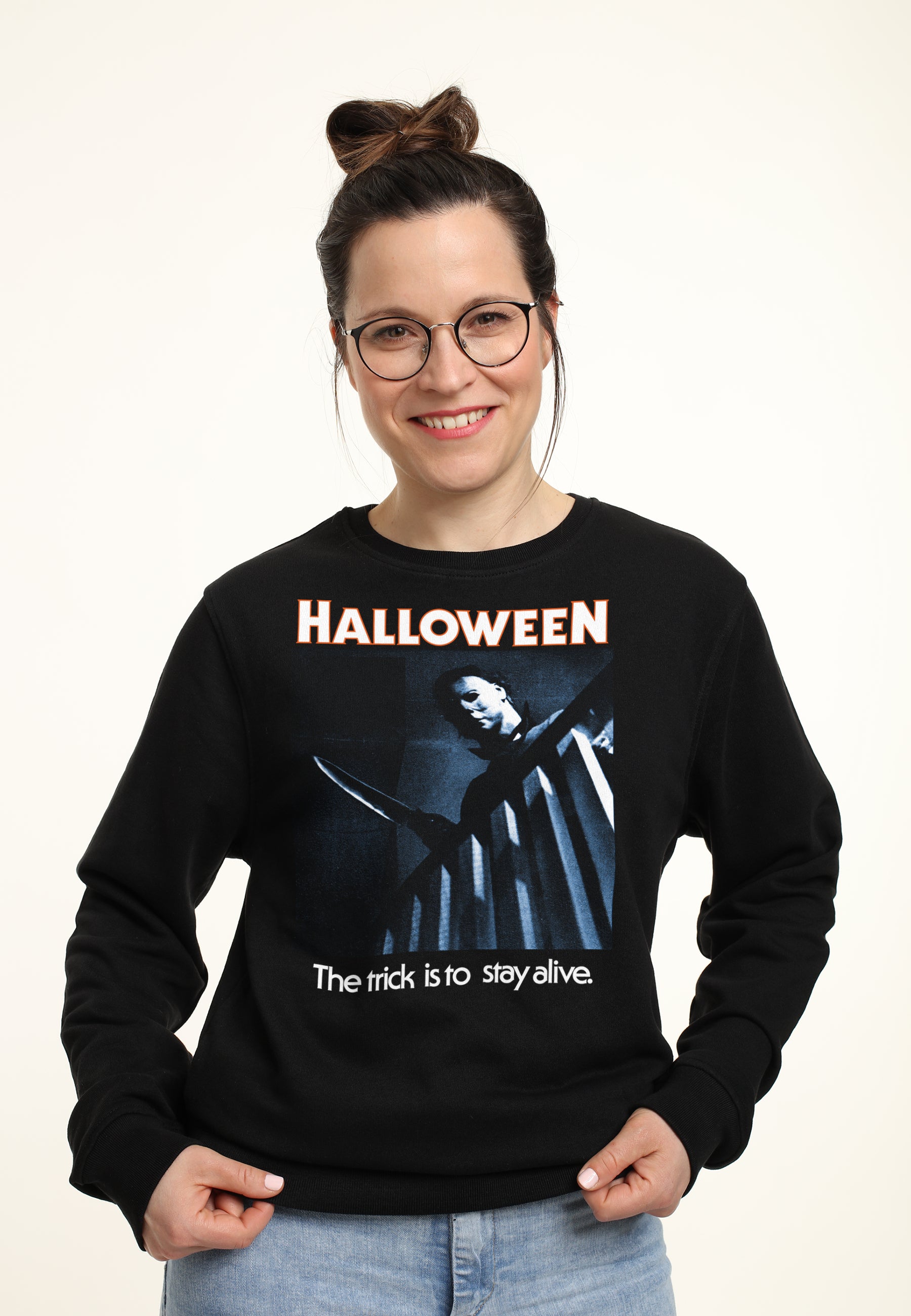 Halloween Mikina Unisex (Trick To Stay Alive Graphic)