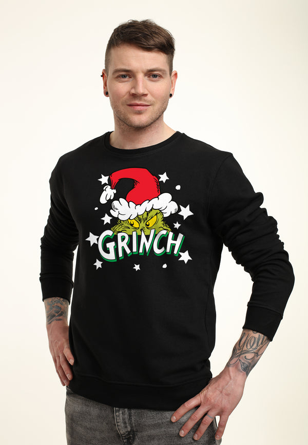 The Grinch Mikina Unisex (Santa Stars Graphic)