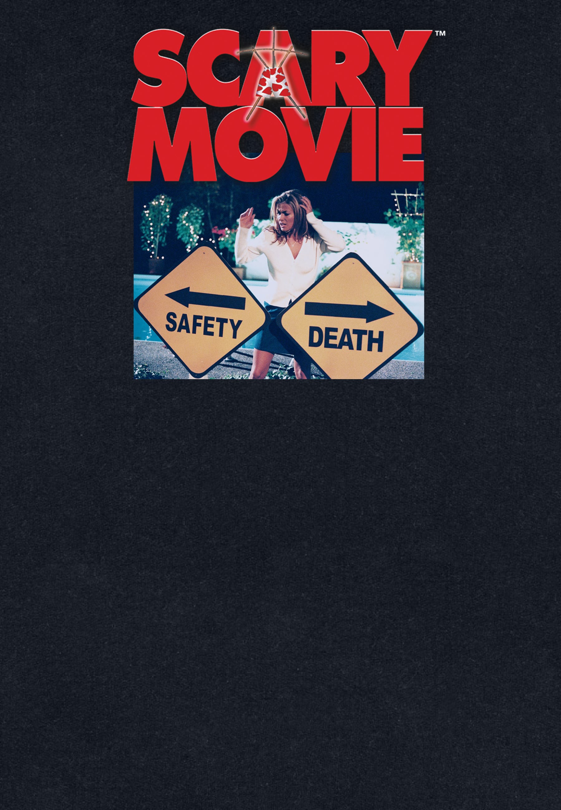 Scary Movie Mikina Unisex (Scary Movie Official Safety vs Death Graphic)