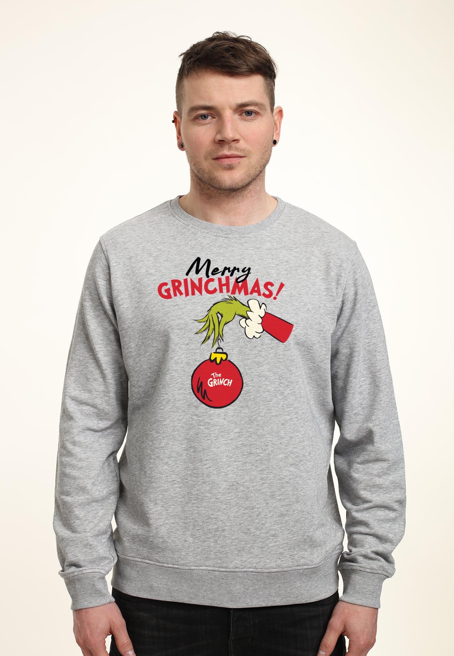 The Grinch Mikina Unisex (Christmas Bauble Graphic)
