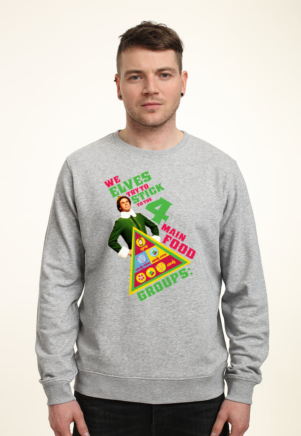 Elf Mikina Unisex (Elf Food Groups)