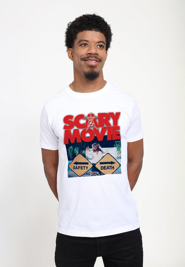 Scary Movie Tričko Unisex (Scary Movie Official Safety vs Death Graphic)