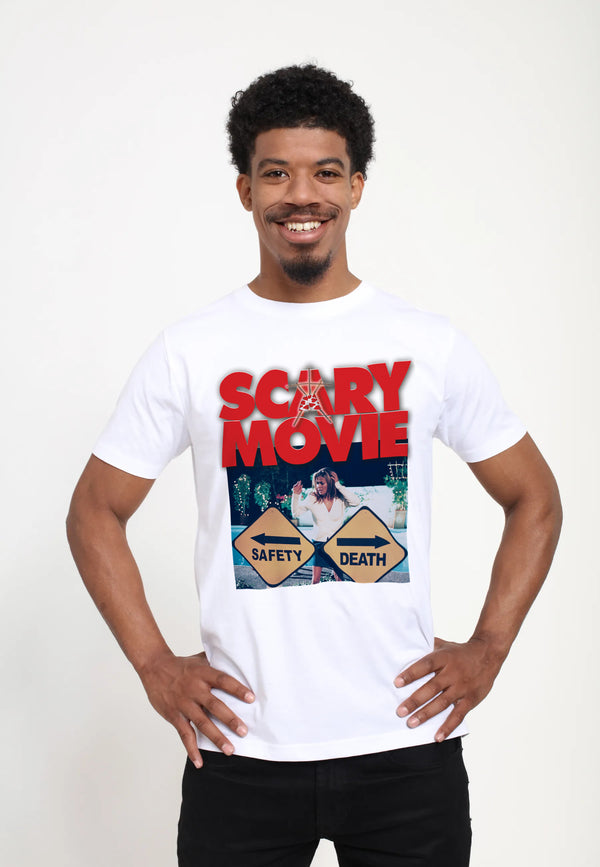 Scary Movie Tričko Unisex (Scary Movie Official Safety vs Death Graphic)