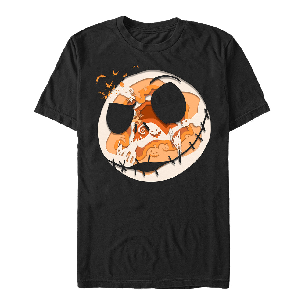 Disney Nightmare Before Christmas Unisex Tričko (Paper Halloween)