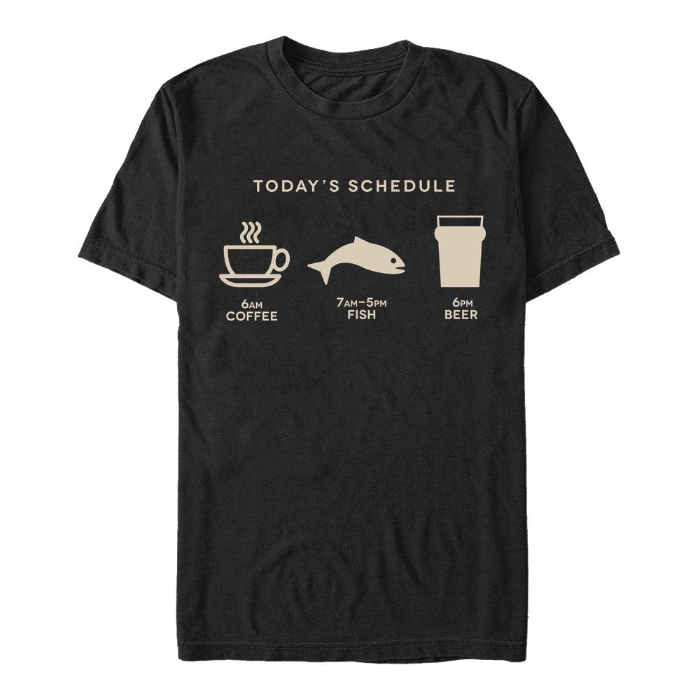 Rybářský Program Tričko (Fishing Schedule T-shirt)