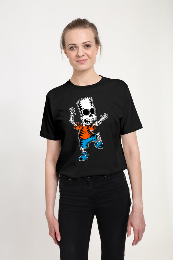 The Simpsons Tričko Unisex (Skeleton Bart)