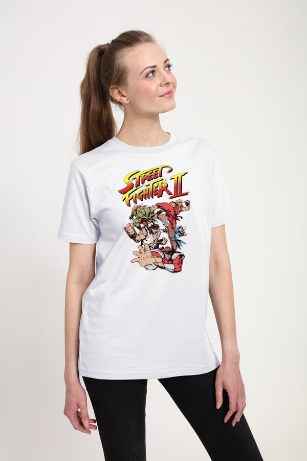 Street Fighter Tričko Unisex (Streetfighter 2 Group Graphic)