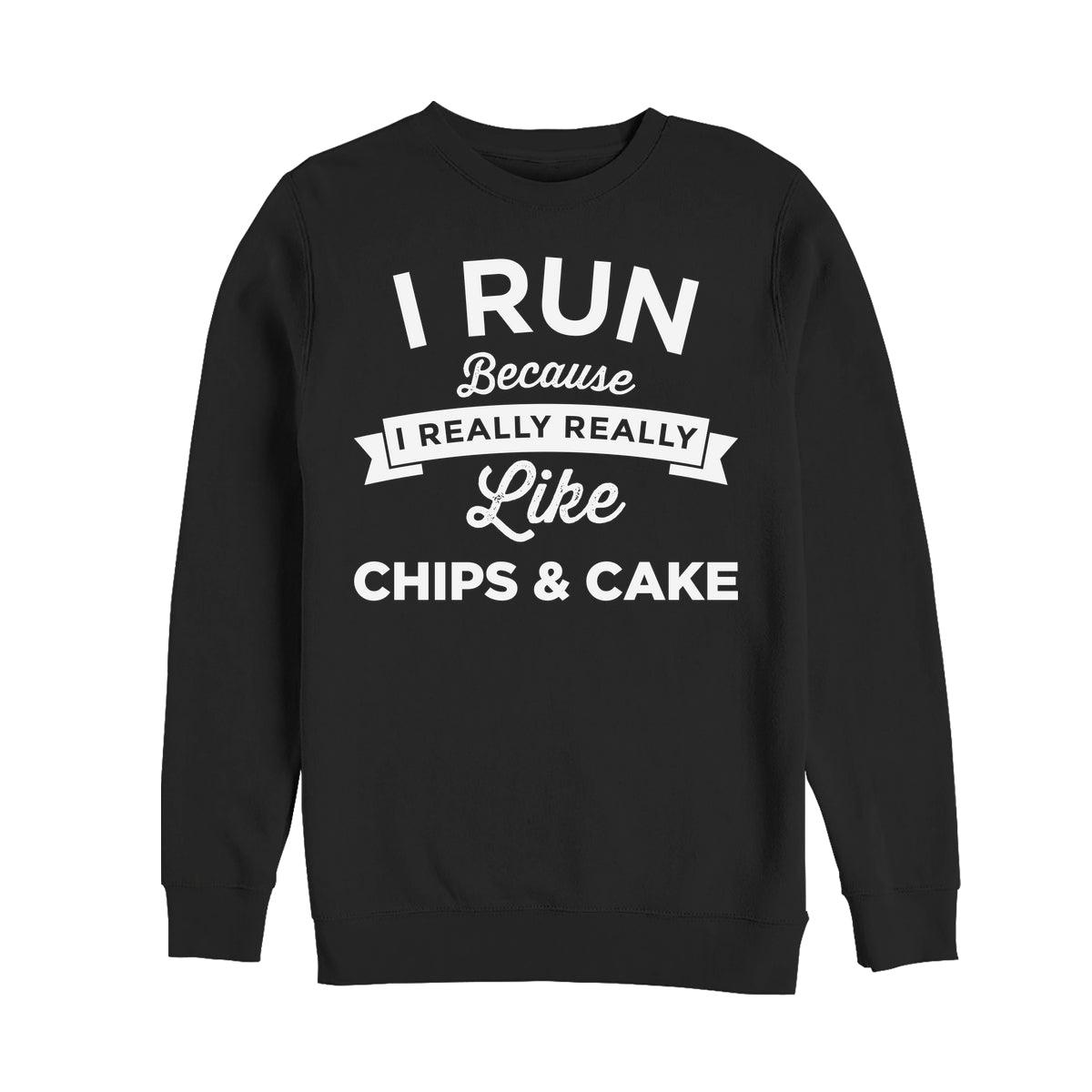 Běhám Kvůli Dortu Mikina (Running For Cake Sweatshirt)