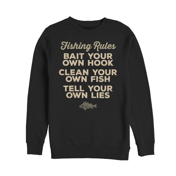 Rybářská Pravidla Mikina (Fishing Rules Sweatshirt)