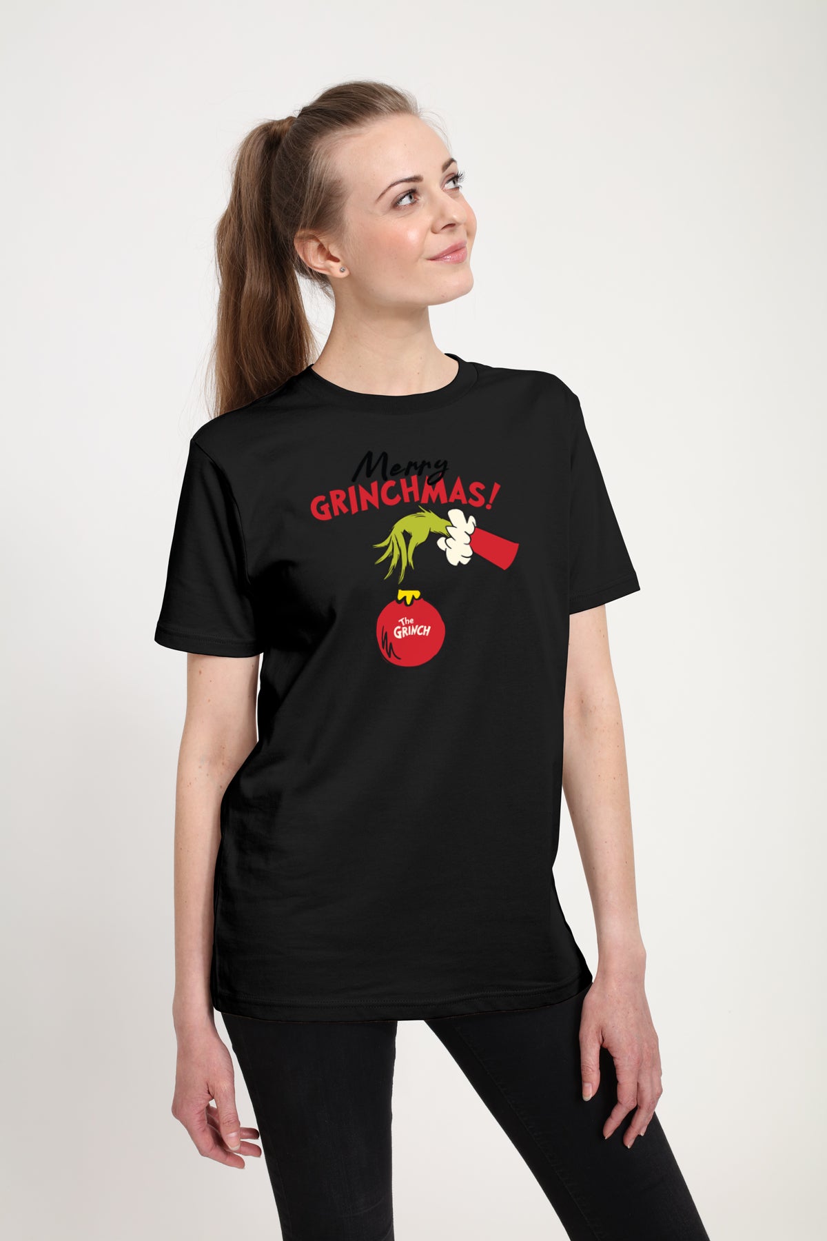 The Grinch Tričko Unisex (Christmas Bauble Graphic)