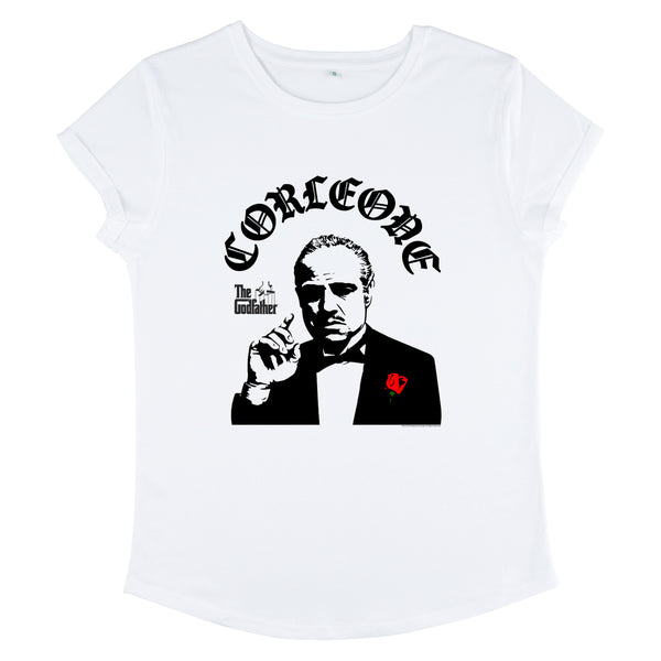 The Godfather Tričko Dámské (Corleone Stencil)