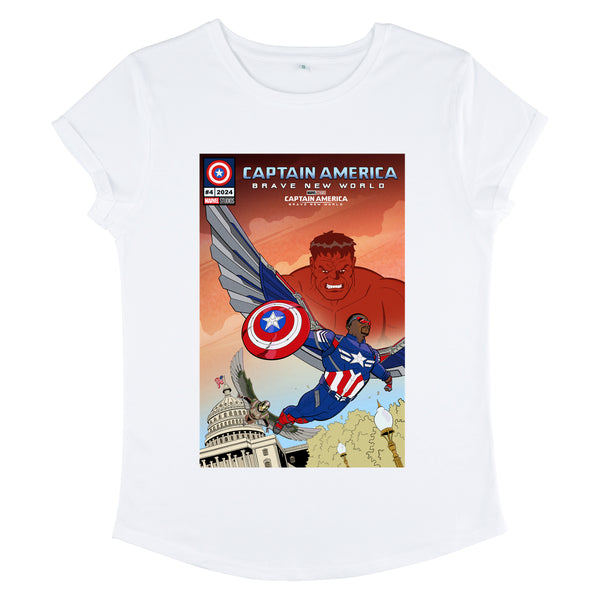 Marvel Captain America: Brave New World Tričko Dámské (New Captain America)