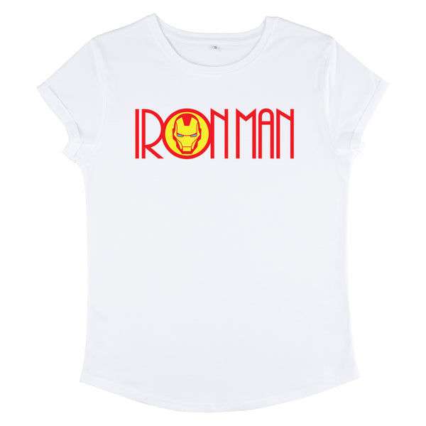 Avengers Tričko Dámské (Retro Ironman Logo)