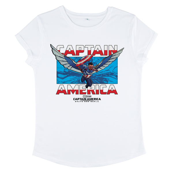 Captain America: Brave New World Tričko Dámské (Sam Captain America)