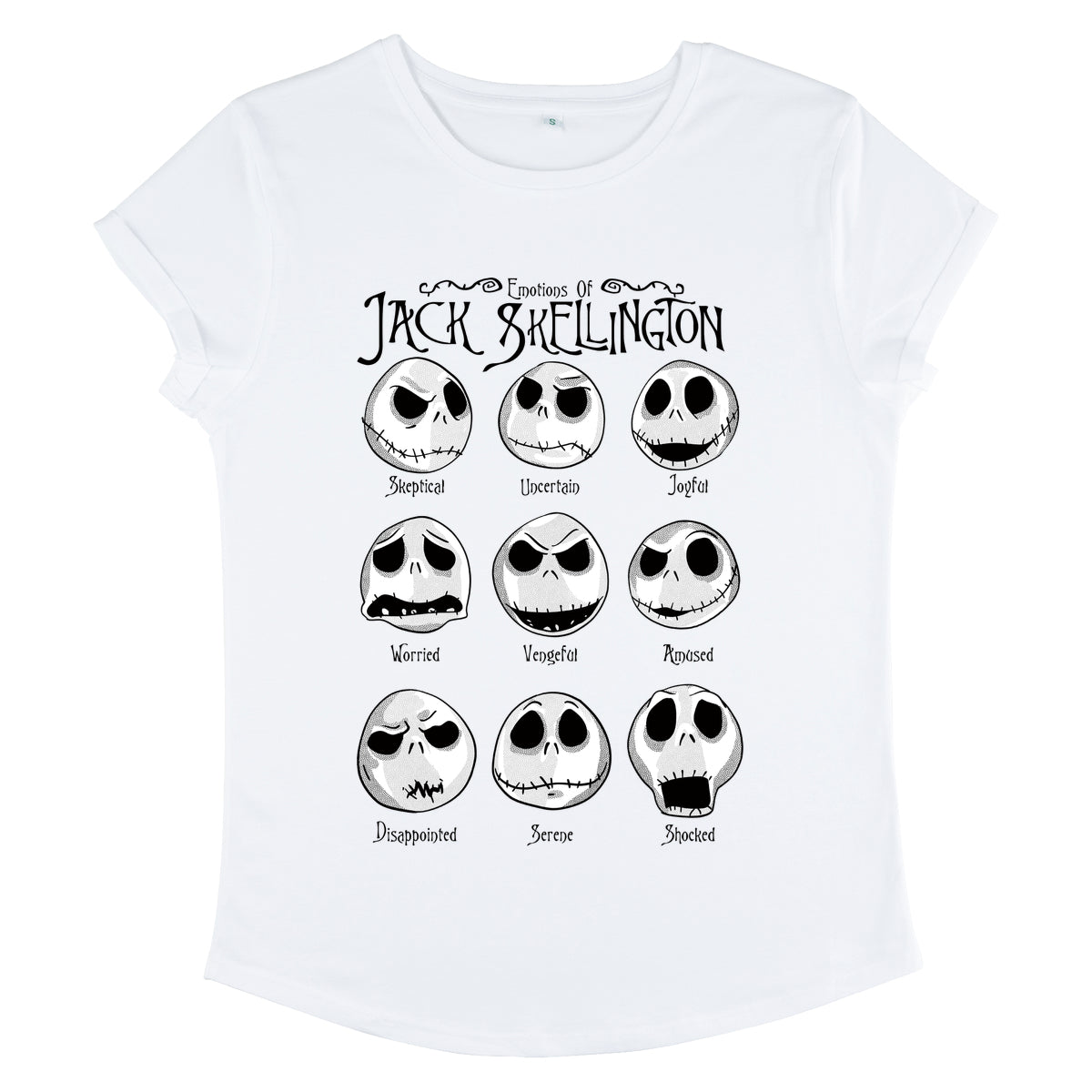 Nightmare Before Christmas Tričko Dámské (Jack Emotions)