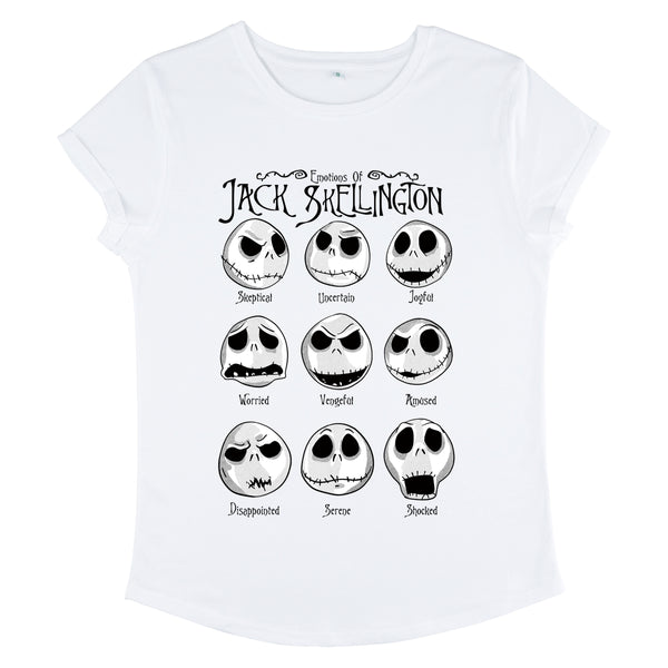 Nightmare Before Christmas Tričko Dámské (Jack Emotions)