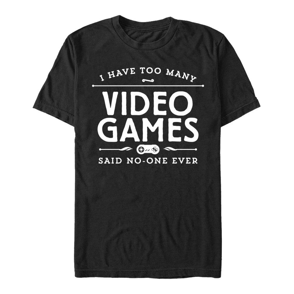 Až Moc Videoher Tričko (Too Many Videogame T-shirt)