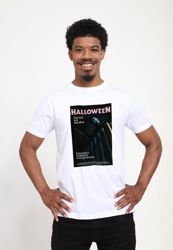 Halloween Tričko Unisex (Michael Myers The Trick Is To Stay Alive)