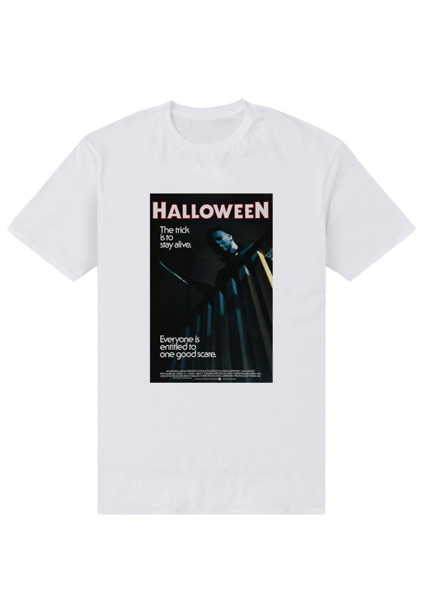 Halloween Tričko Unisex (Michael Myers The Trick Is To Stay Alive)