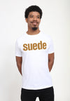 Suede Bílé Triko (Official Suede Logo White T-shirt)