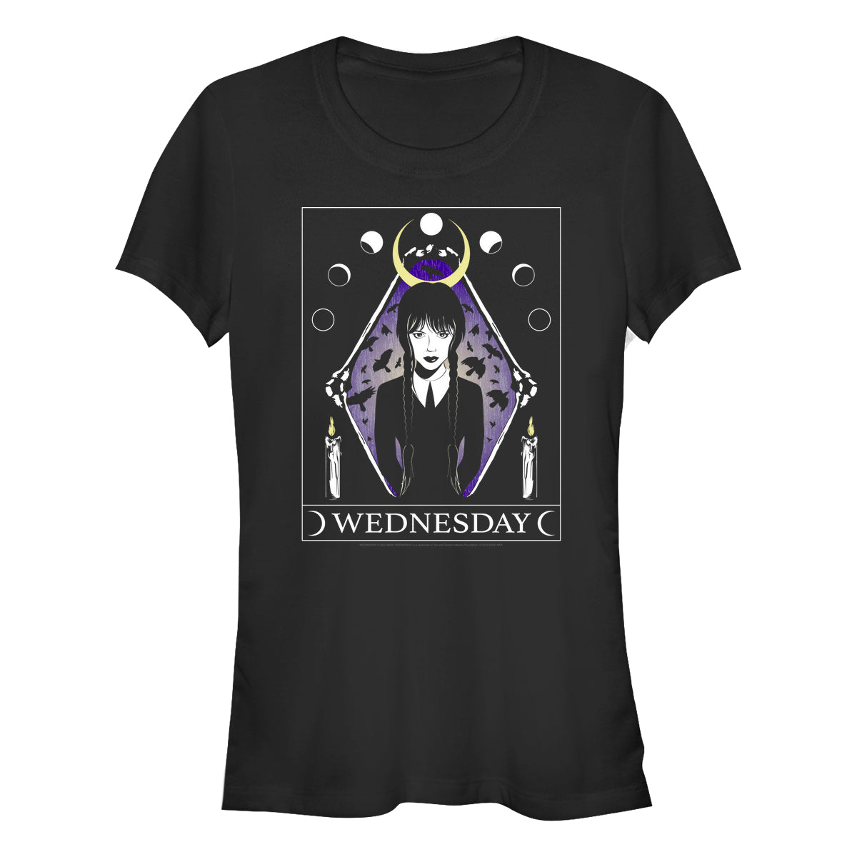 Wednesday Tričko Dámské (Wednesday Moon Tarot)