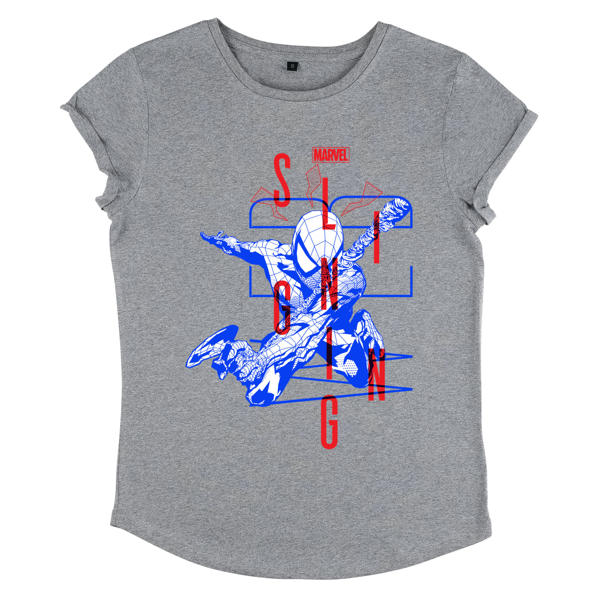 Marvel Tričko Dámské (Spiderman Blue)