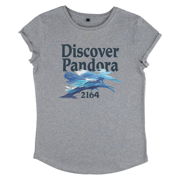 Twentieth Century Fox Avatar: The Way of Water - Discover Pandora Women's Rolled-sleeve T-Shirt