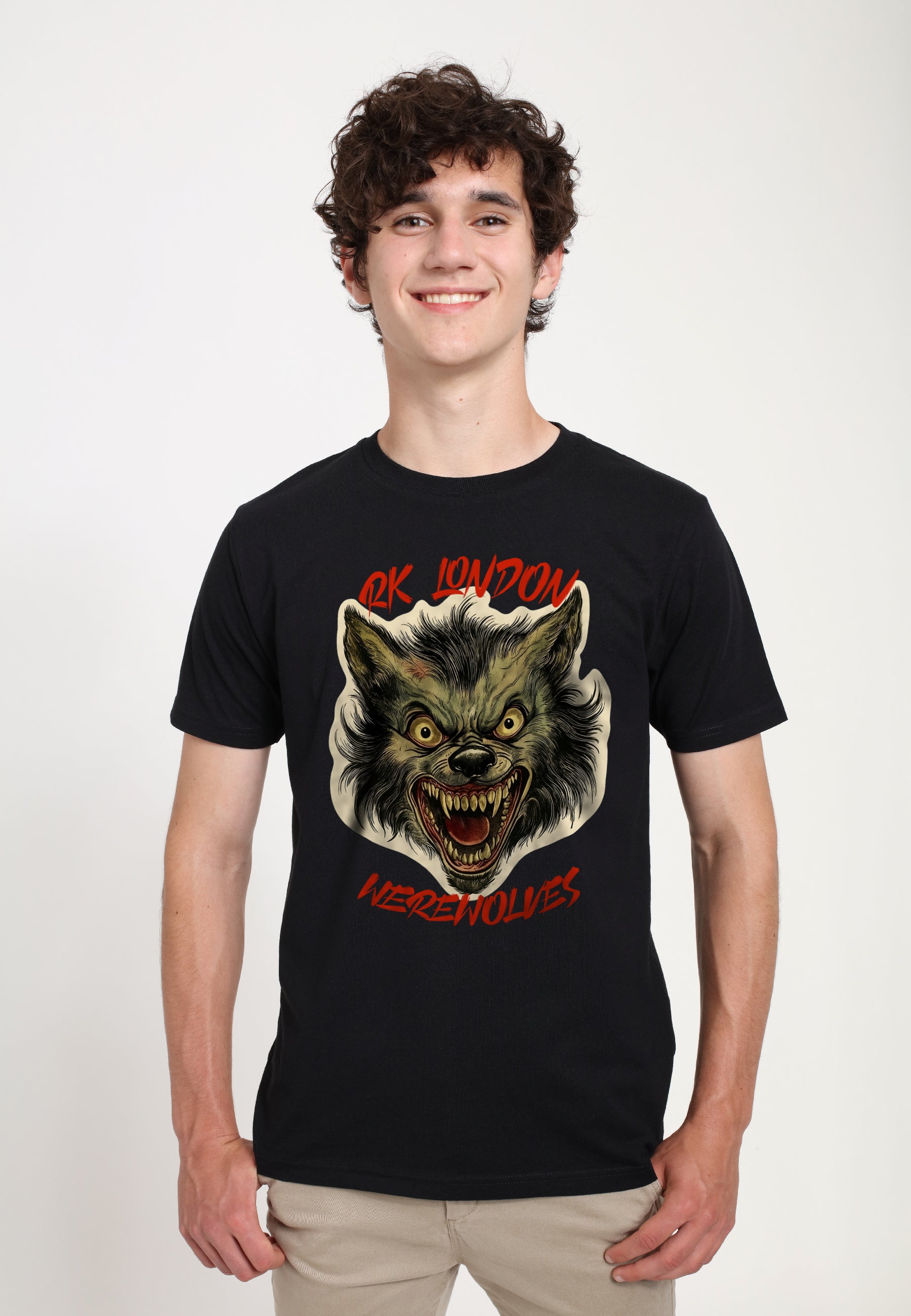 Vlkodlak Černé Triko (RK London - Werewolves T-shirt)