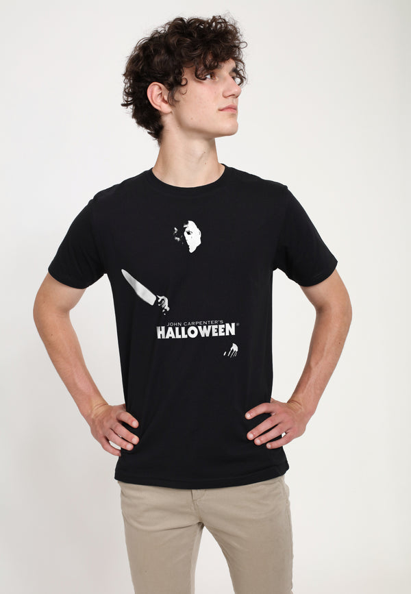 Halloween Tričko Unisex (Michael Myers Silhouette In The Darkness)
