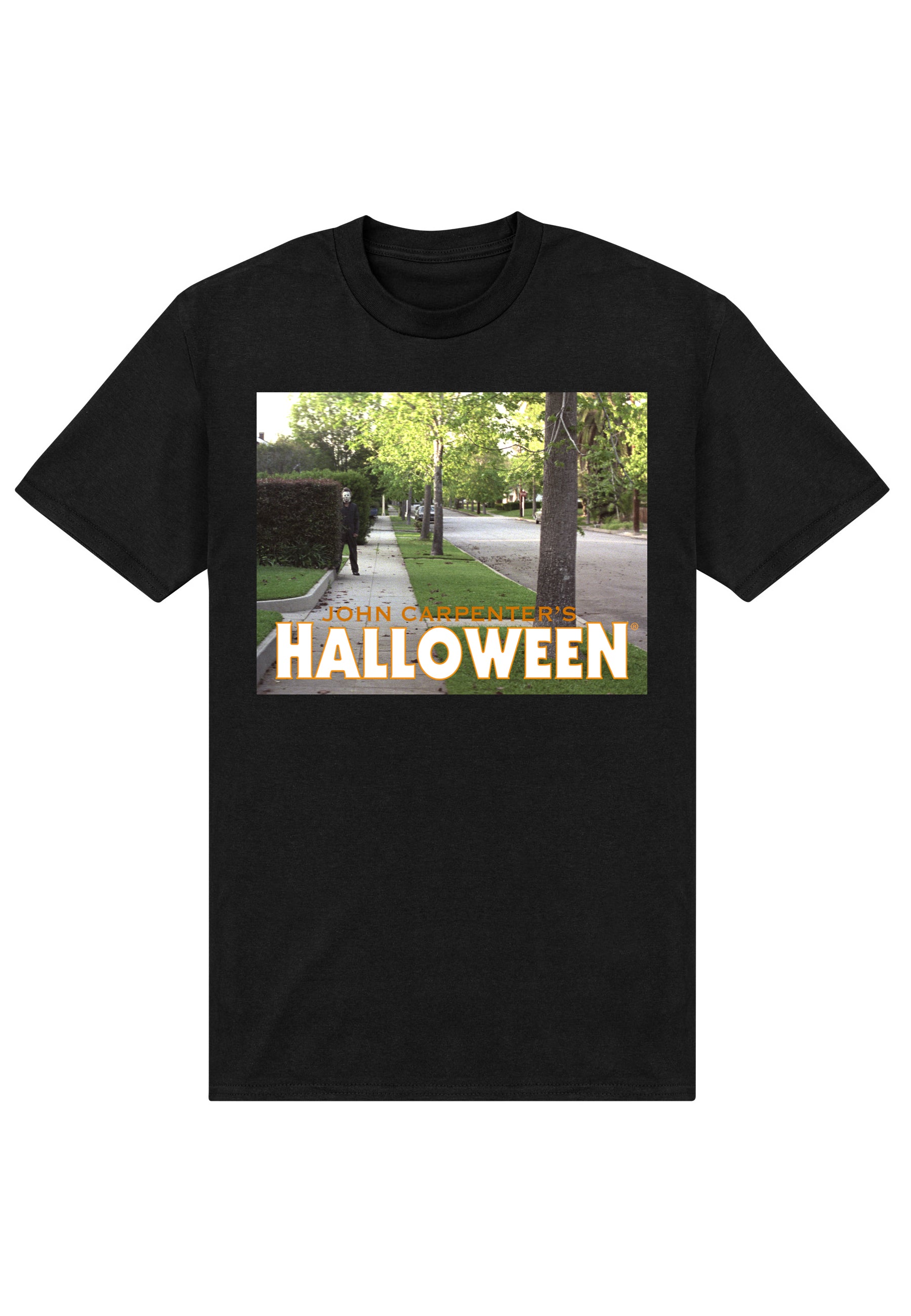 Halloween Tričko Unisex (Michael Myers Behind Bush)