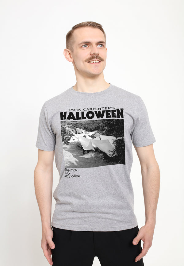 Halloween Tričko Unisex (Michael Myers Standing By Clothes Line)