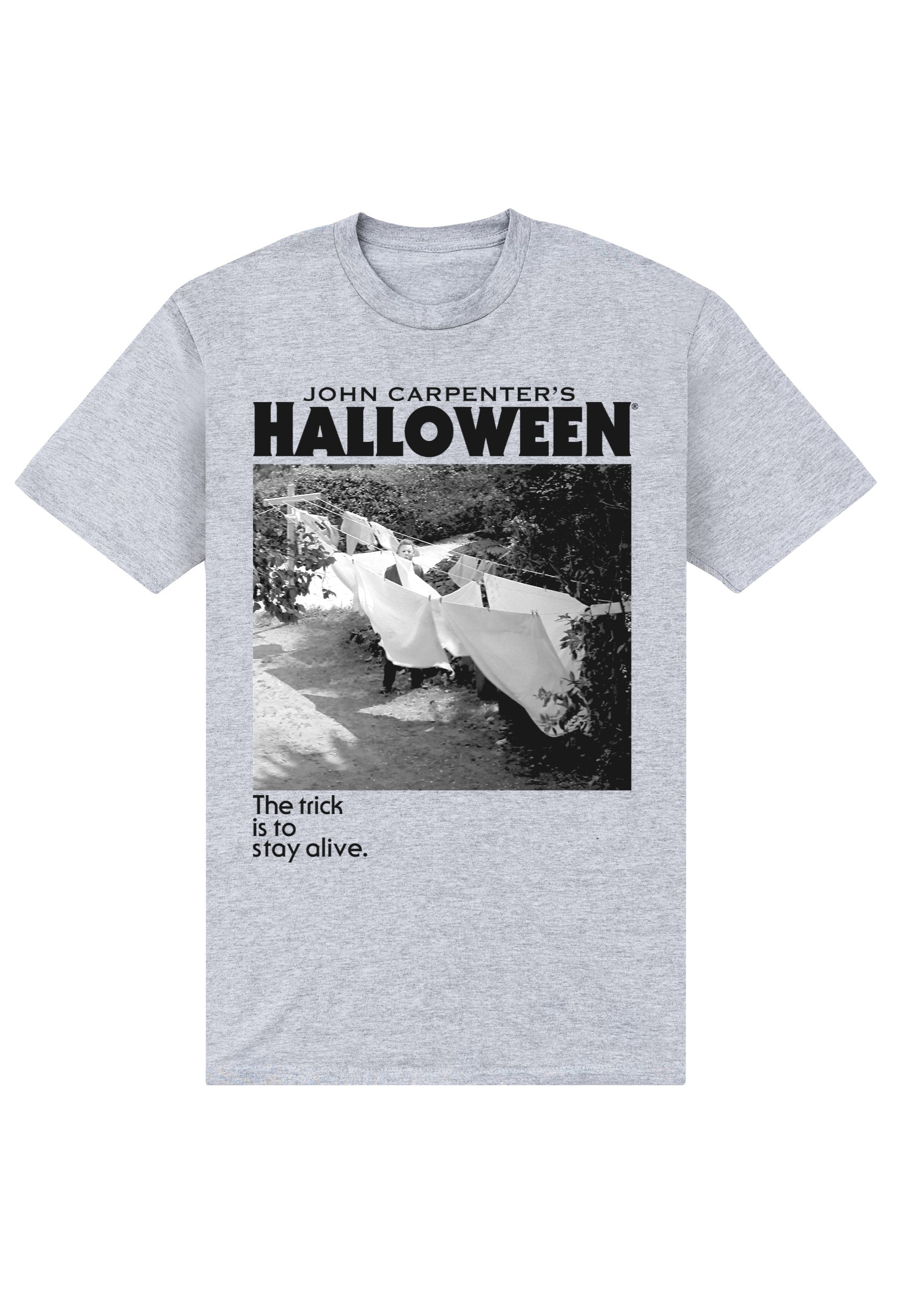 Halloween Tričko Unisex (Michael Myers Standing By Clothes Line)