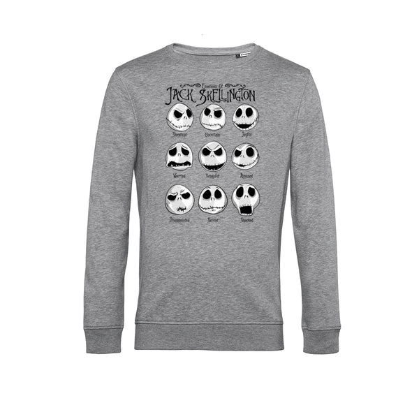 Nightmare Before Christmas Mikina Unisex (Jack Emotions)