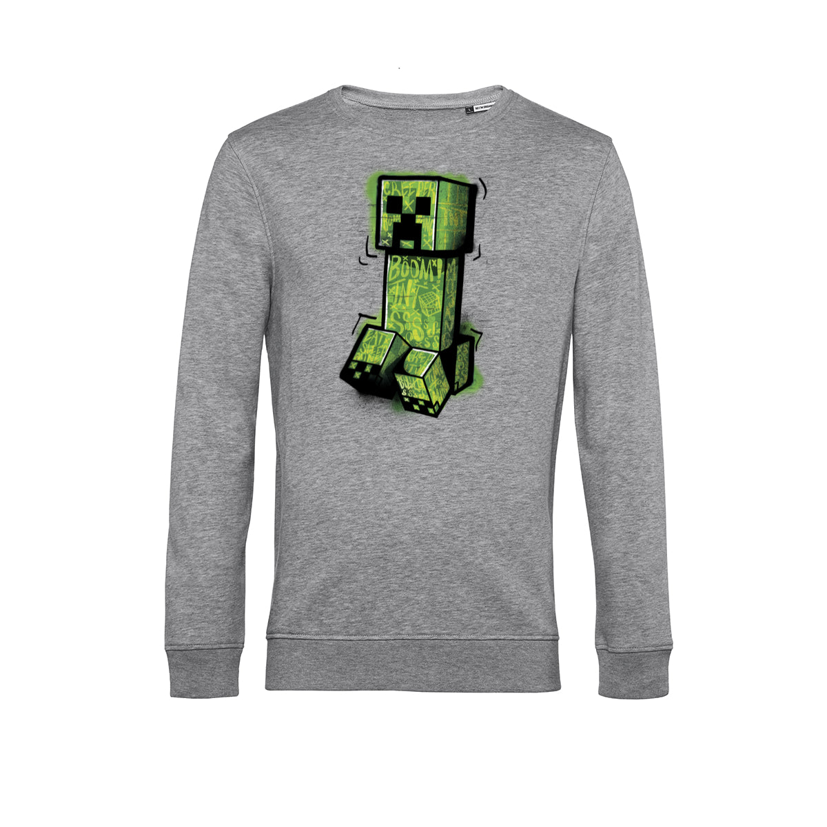 Minecraft Mikina Unisex (Graffiti Creeper)