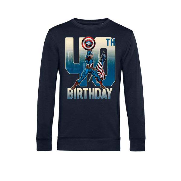 Avengers Mikina Unisex (Capt America 40th Bday)