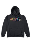 Suede Mikina s Kapucí (Official Suede Multi Logo Hoodie)