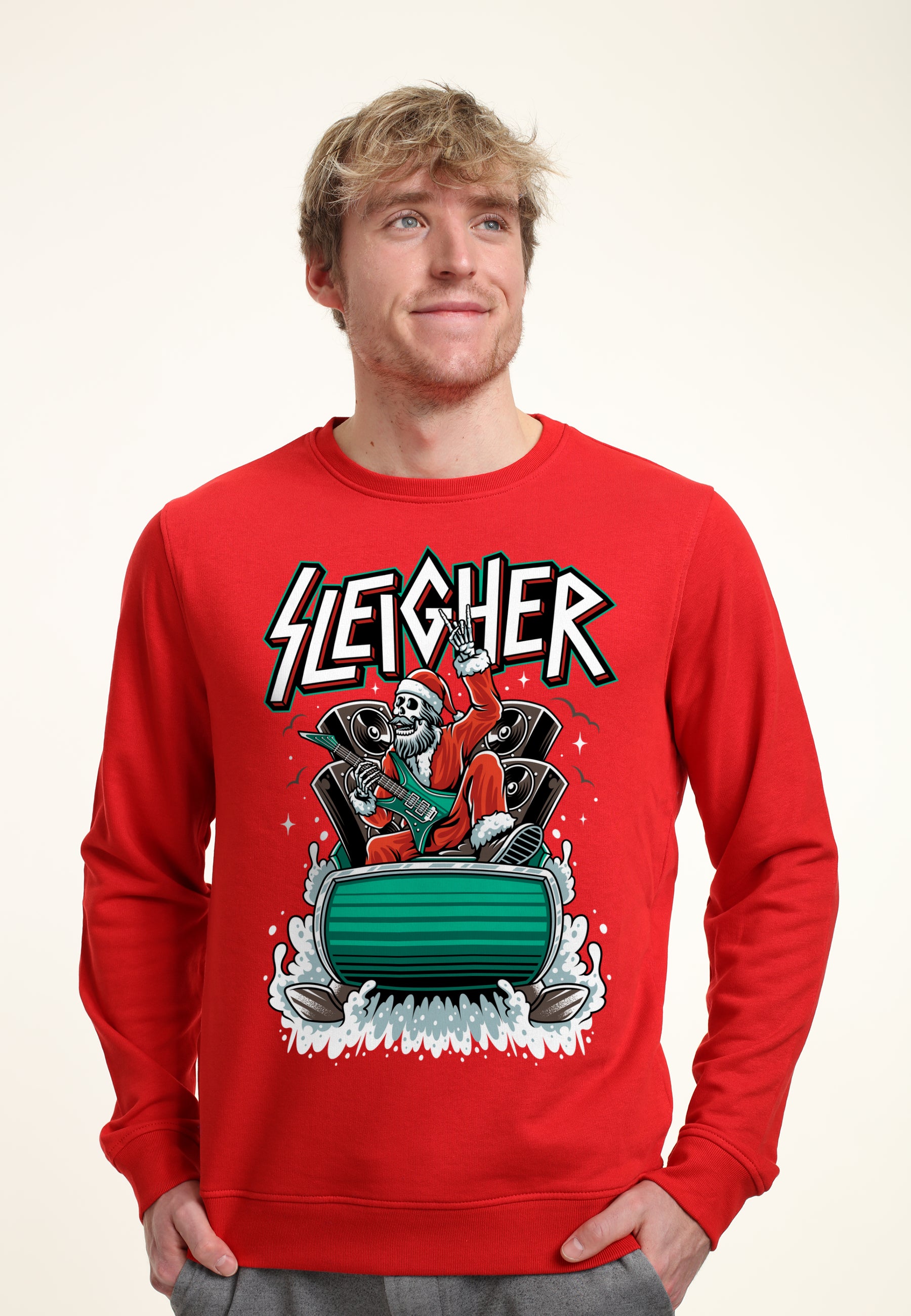 Vánoční Sáňkař Mikina (Christmas Sleigher Sweatshirt)