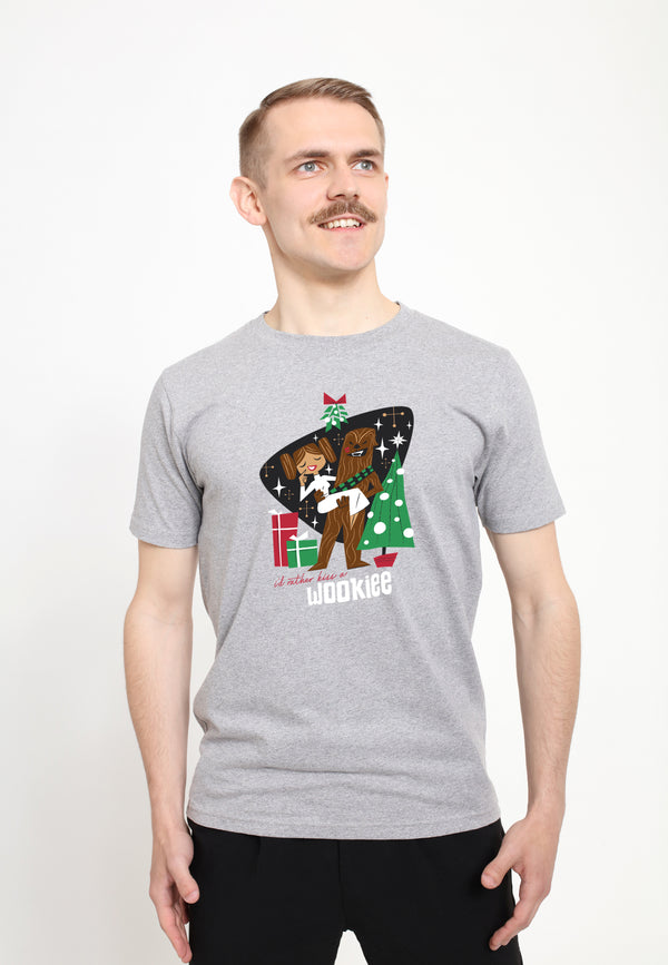 Star Wars -Tričko Unisex (Kiss a Wookiee)